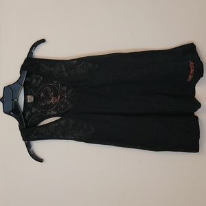 Jagermeister black, stag cutout tank. Size L. Never worn.